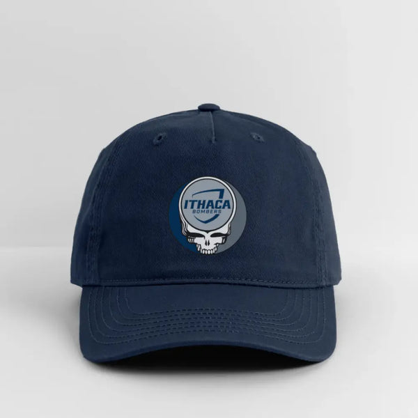 Ithaca College Grateful Dead Stealie Dad Hat - navy